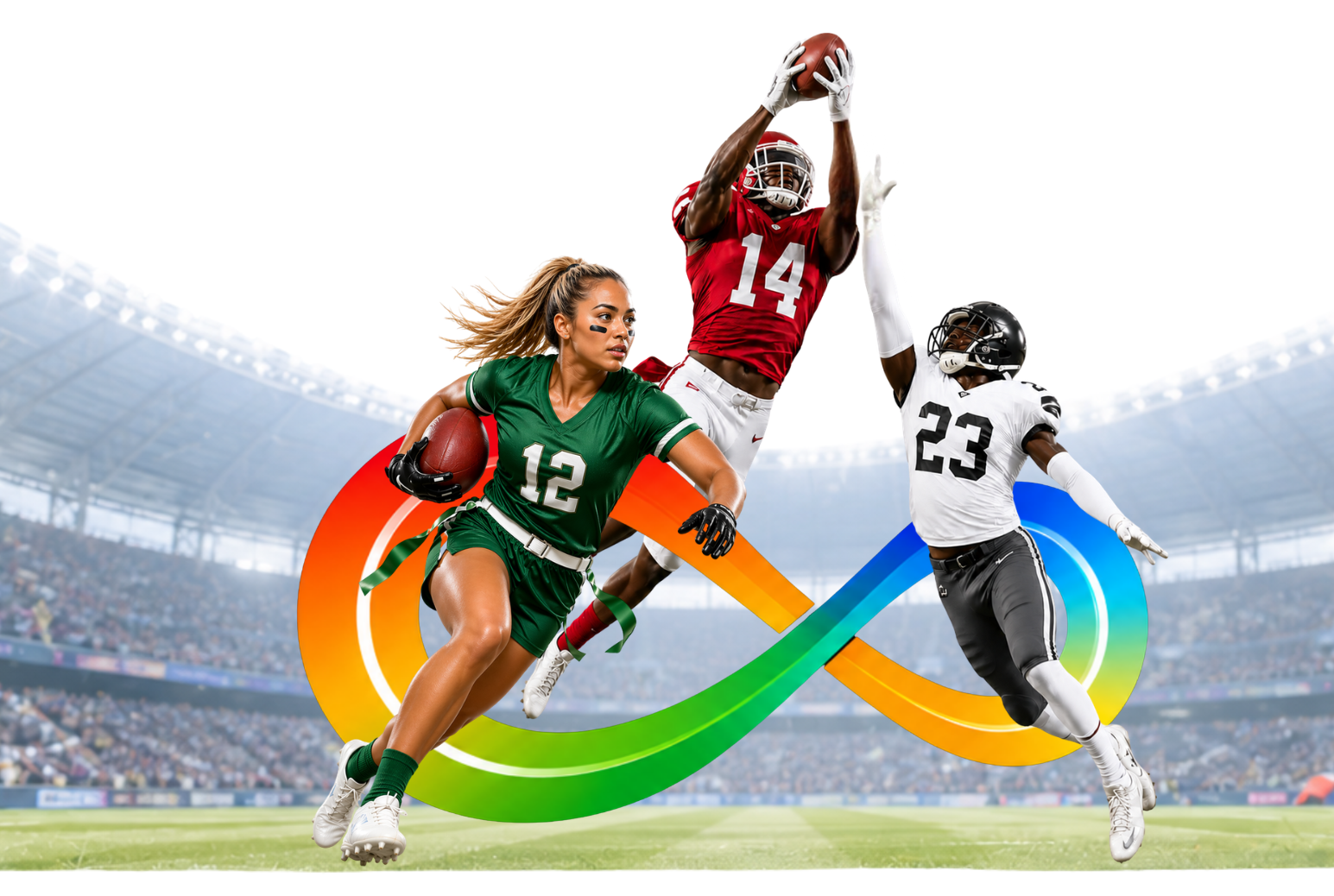 Football athletes
